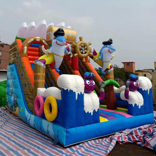 Sea world bouncing castle with slide bouncy castle for sale with slide